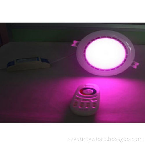 12W Smart 2.4G RGBW White LED Downlight, Wi-Fi Controller RF Remote Control